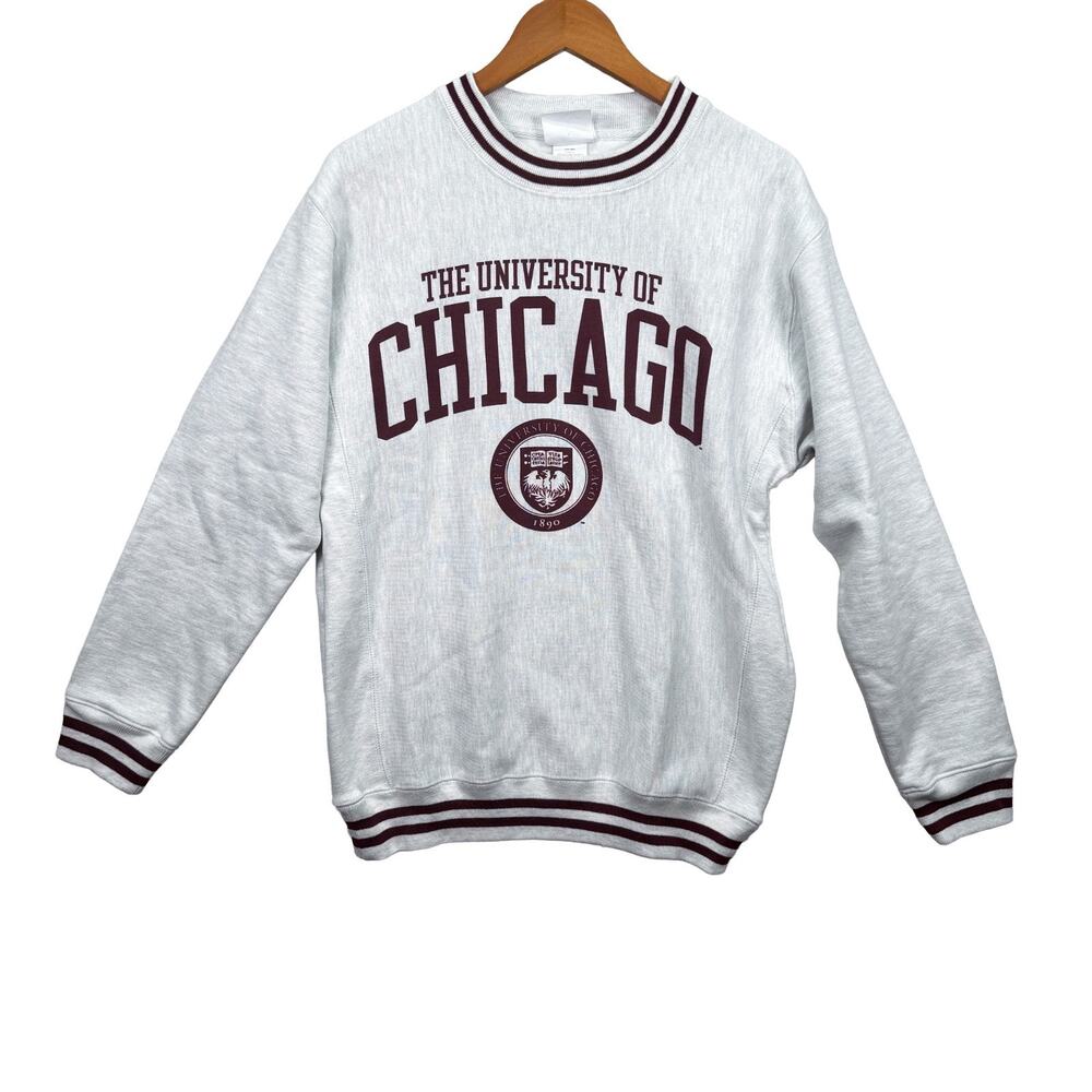 Rare University of Chicago Seal Crewneck Sweatshirt Men's Sweater sz S